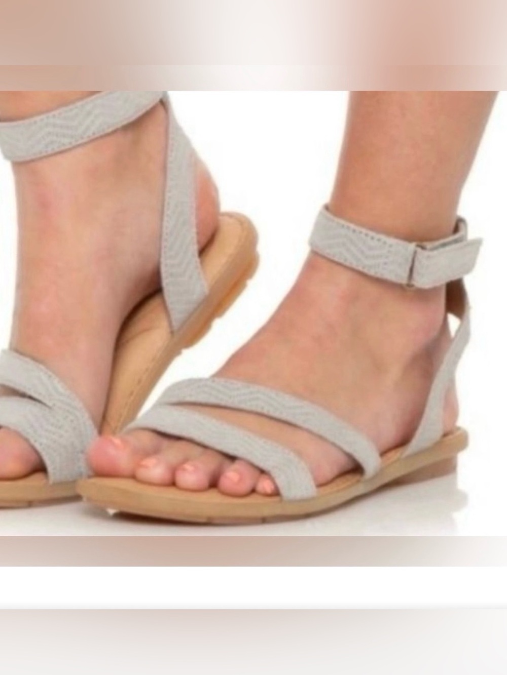 Born grey sandals, size 8 - Picture 2 of 7
